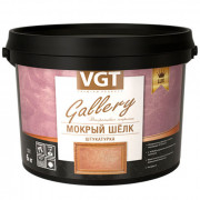 Декоративная штукатурка фактурная VGT Gallery Мокрый шелк LUX 1 кг