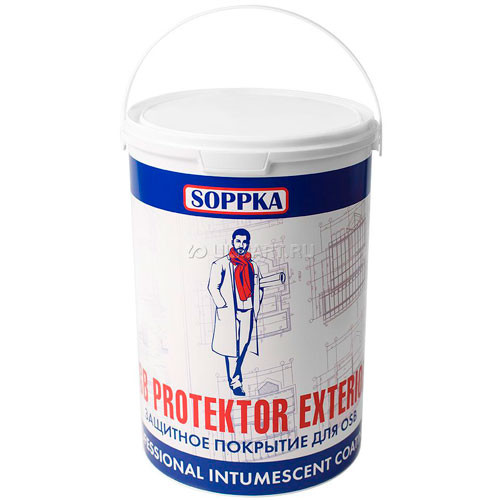 Состав фасадный огнебиозащитный для OSB SOPPKA (5 кг)
