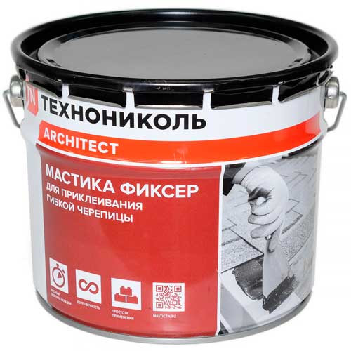 Мастика для гибкой черепицы № 23 Фиксер 3,6 кг. Технониколь