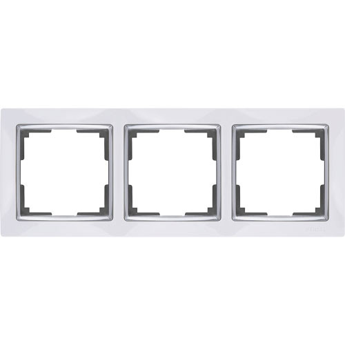 Рамка тройная Werkel Snabb белая