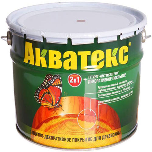 Пропитка для дерева Акватекс Желтый 10 л