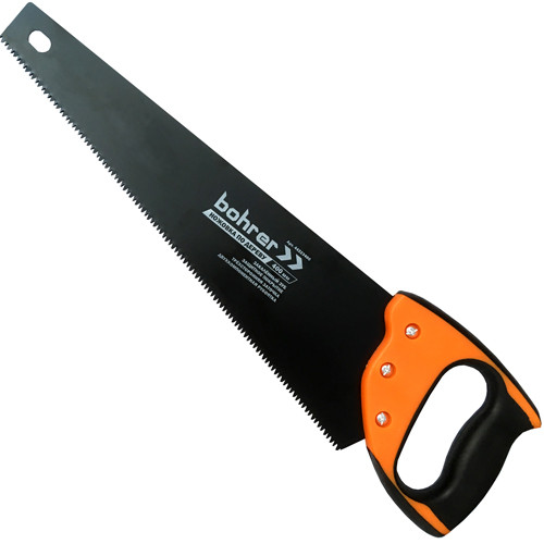 Ножовка по дереву Bohrer 400 мм 3D заточка двухкомпонентная рукоятка