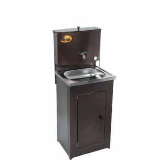 Умывальник дачный КОМФОРТ,без погрева нержавеющая мойка,цвет медь