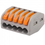 Клеммник 5*(0,08-2,5) (с рычагом) ТОКОV ELEKTRIK (TKE-PCT-215)