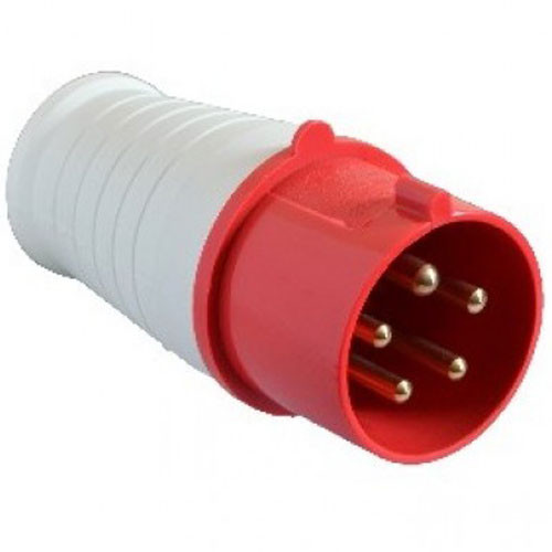 Вилка силовая переносная 3P+PE+N 32A 380B