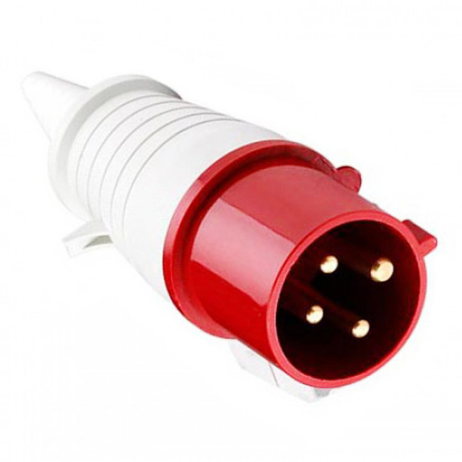 Вилка силовая переносная 3P+PE 32A 380B