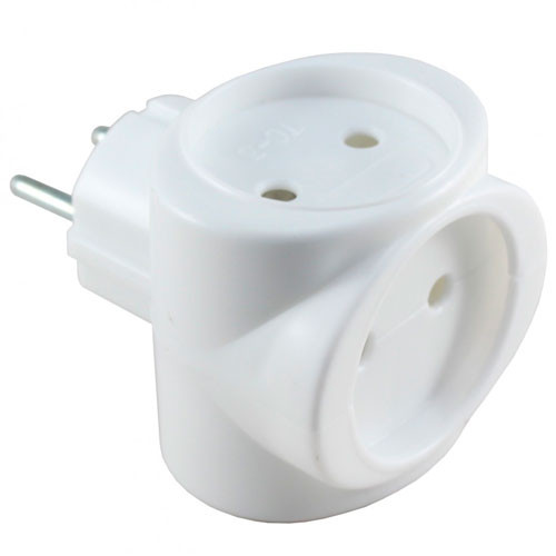 Тройник электрический без заземления