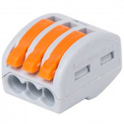 Клеммник 3* (0,08-2,5) (с рычагом) Rexant Клеммник 3* (0,08-2,5) (с рычагом) Rexant