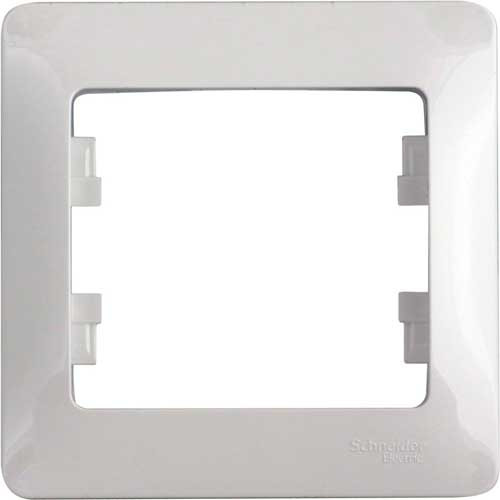Рамка одинарная Schneider Electric Glossa белый
