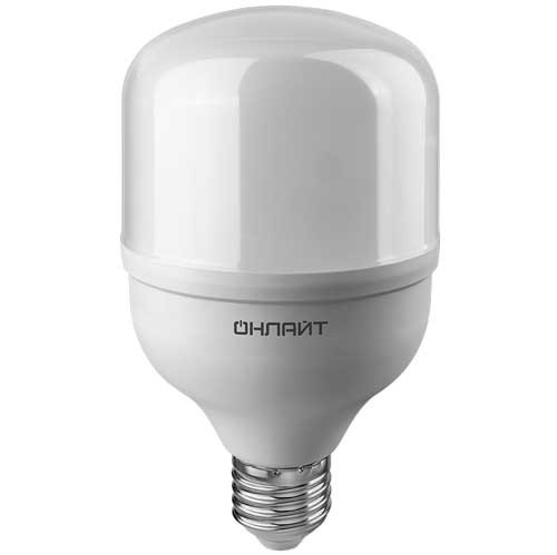 Лампа светодиодная Е27 30 Вт высокомощна 4000 К нейтральный белый свет ОНЛАЙТ