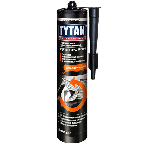 Герметик для кровли каучуковый красный 310 мл. TYTAN