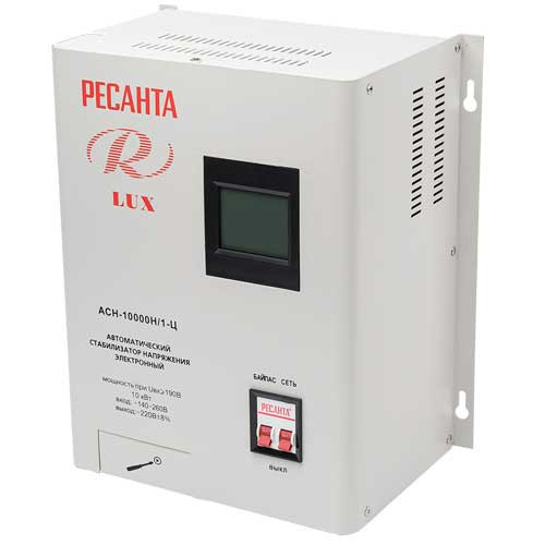 Стабилизатор напряжения АСН-10000  Н/1-Ц Ресанта Lux