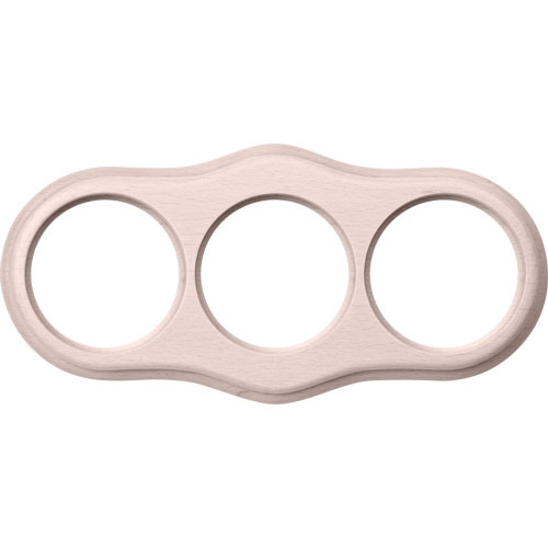 Рамка тройная Werkel Legend Wave Ретро беленый дуб