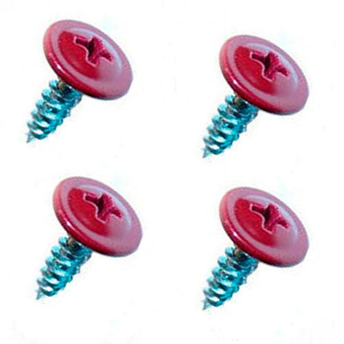 4.2*16 саморезы с пресшайбой  острые RAL 3005 (250 шт.)