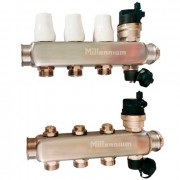 Коллекторная группа Millennium 1 на 3 выхода квадратная
