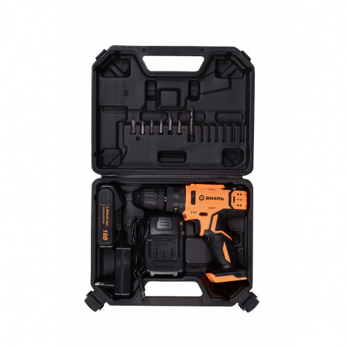 Дрель-шуруповерт аккумуляторная ДА-18Л-2КУ Вихрь Дрель-шуруповерт аккумуляторная ДА-18Л-2КУ Вихрь