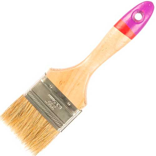 Кисть плоская натуральная щетина 75 мм KRAFOR