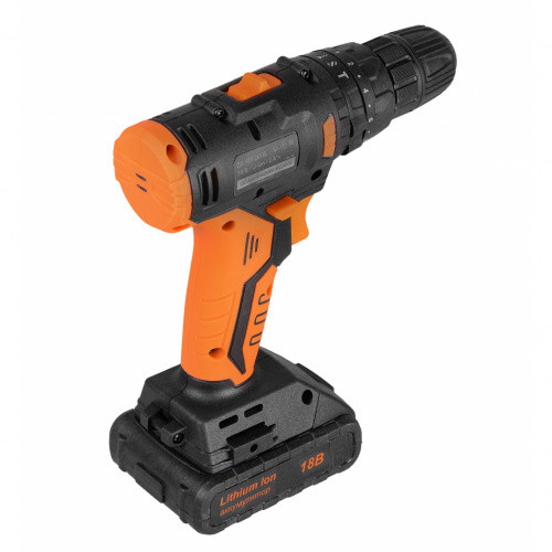 Дрель-шуруповерт аккумуляторная ДА-18Л-2КУ/Б (2,0А/Ч)(бесщеточный двигатель) Вихрь