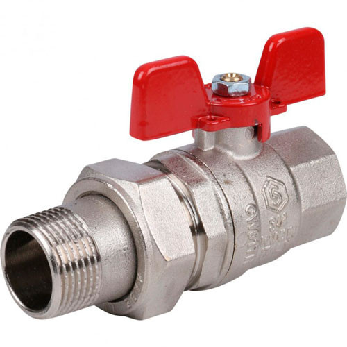 Кран шаровой с американкой 3/4 бабочка Itap