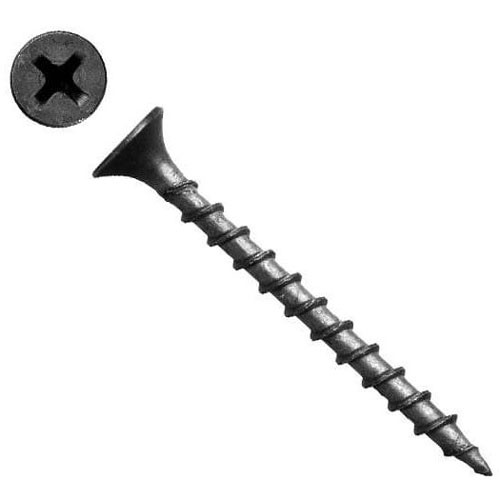 Саморезы по дереву 3.5*19 черные (500 шт.)