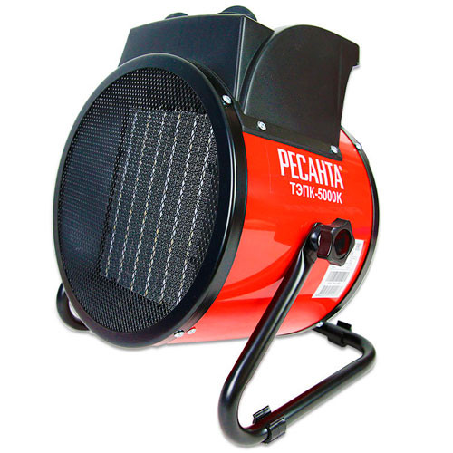 Тепловая электрическая пушка ТЭПК-5000K (керамическая) Ресанта Тепловая электрическая пушка ТЭПК-5000K (керамическая) Ресанта