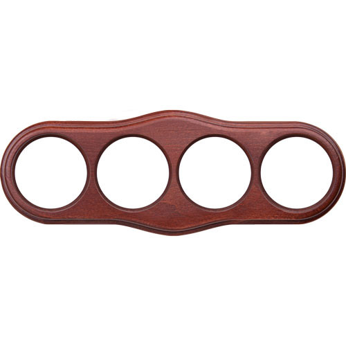 Рамка четырехместная Werkel Legend Wave Ретро итальянский орех