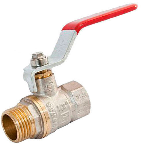 Кран шаровой 1 гайка-штуцер ручка Itap