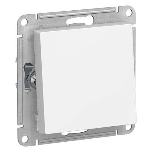 Выключатель проходной одноклавишный СП Schneider Electric AtlasDesign белый 