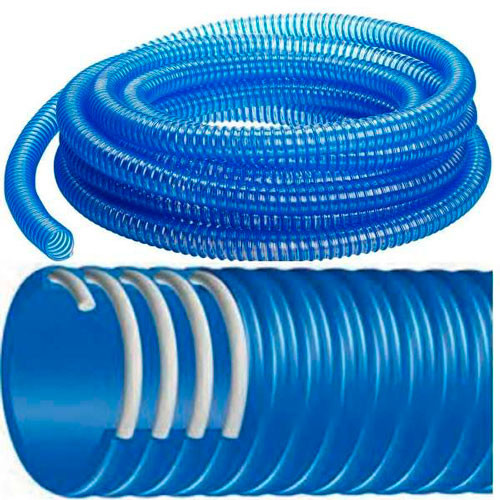 Всасывающий шланг (армированный Морозоустойчивый Синий) 1 - 30 м