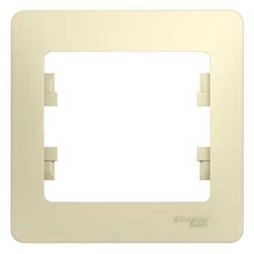 Рамка одинарная Schneider Electric Glossa бежевый