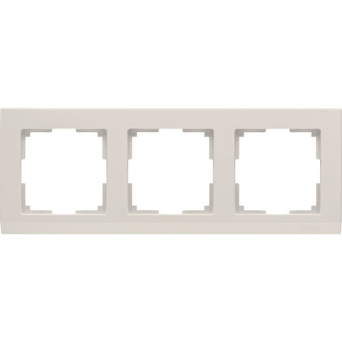 Рамка тройная Werkel Stark слоновая кость