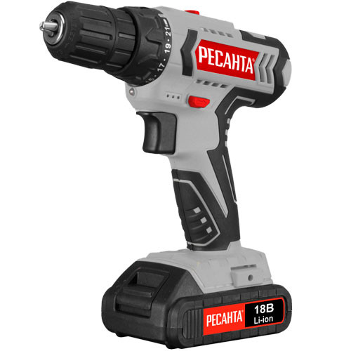 Дрель - шуруповерт аккумуляторная ДА-18-2ЛК Ресанта Дрель - шуруповерт аккумуляторная ДА-18-2ЛК Ресанта