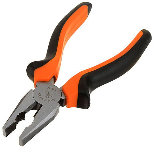 Пассатижи Bohrer Мастер 160мм. двухкомпонентная рукоятка