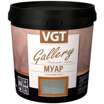Состав лессирующий Муар White Silver VGT Gallery (0,9 кг)