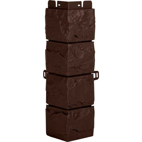 Наружный угол для фасадных панелей ФАГОТ ЭКО цвет коричневый Альта-Профиль Наружный угол для фасадных панелей ФАГОТ ЭКО цвет коричневый Альта-Профиль