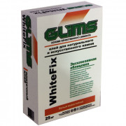 Клей GLIMS WhiteFix белый профессиональный водостойкий (25 кг)