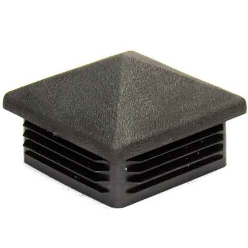 Заглушка для квадратной трубы пластиковая 60*60 мм Домиком
