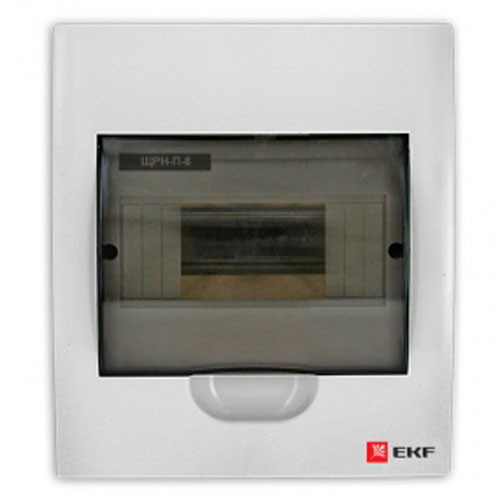 Щит распределительный навесной ЩРНП-8 IP40 пластиковый (EKF)