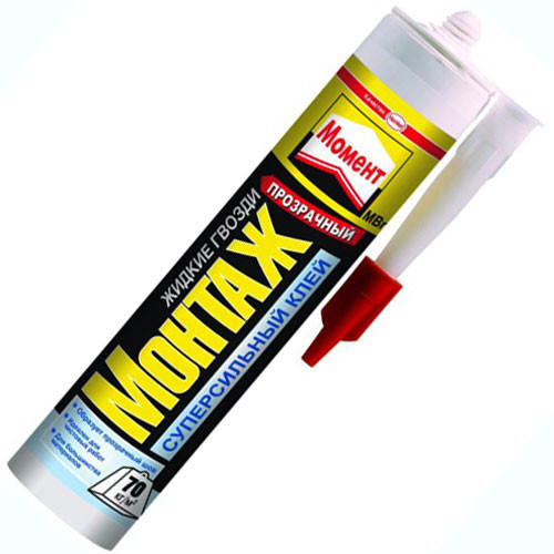 Клей МОМЕНТ МОНТАЖ  280 г. суперсильный прозрачный МВП 70