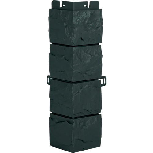 Наружный угол для фасадных панелей ФАГОТ ЭКО цвет графит Альта-Профиль