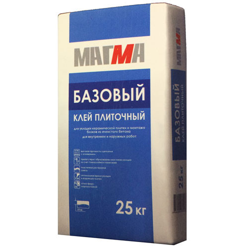 Клей плиточный Магма Базовый (25 кг)