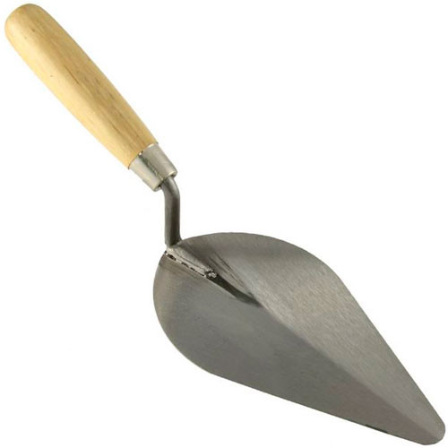 Кельма Овал нержавейка 160 мм дер. ручка