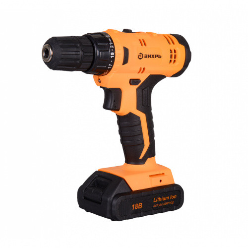 Дрель-шуруповерт аккумуляторная ДА-18Л-2КА Вихрь Дрель-шуруповерт аккумуляторная ДА-18Л-2КА Вихрь