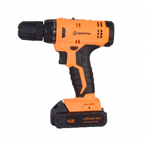 Дрель-шуруповерт аккумуляторная ДА-18Л-2КА Вихрь Дрель-шуруповерт аккумуляторная ДА-18Л-2КА Вихрь