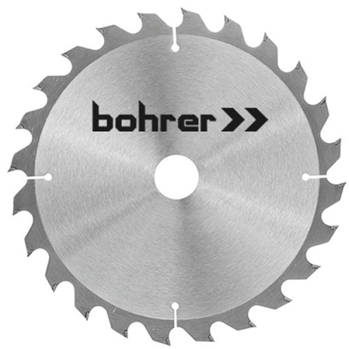 Диск пильный по дереву для болгарки 125*24*22,2*16 Bohrer (быстрый рез)