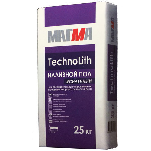 Наливной пол Магма Technolith усиленный (25 кг)