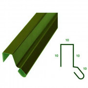 Парапет на забор С-8 цветной (2 м.) Зеленый