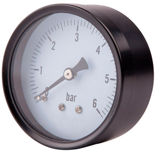 Манометр с задним подключением 1/4 (50/6 бар) TIM