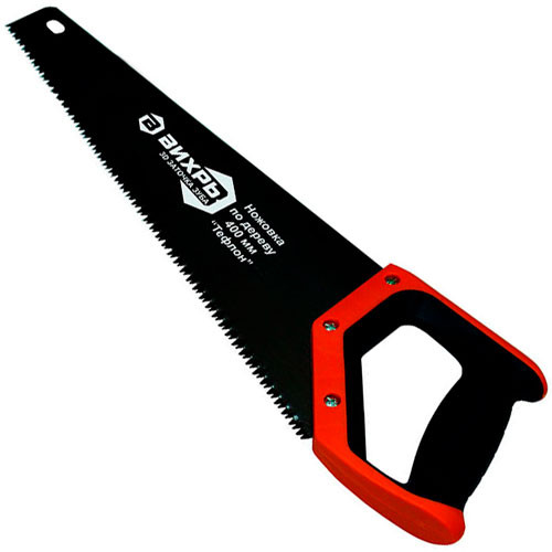 Ножовка 400 мм ТЕФЛОН 3D заточка двухкомпонентная рукоятка Вихрь