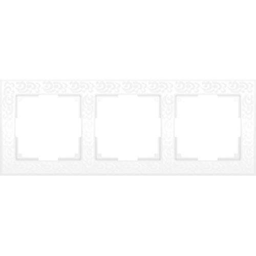Рамка тройная Werkel Flock белая
